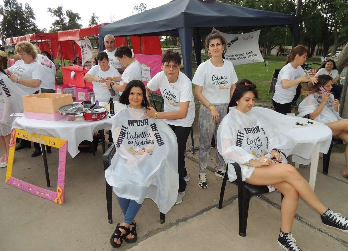 Se realizó la 6° campaña de “Cabellos por sonrisas”