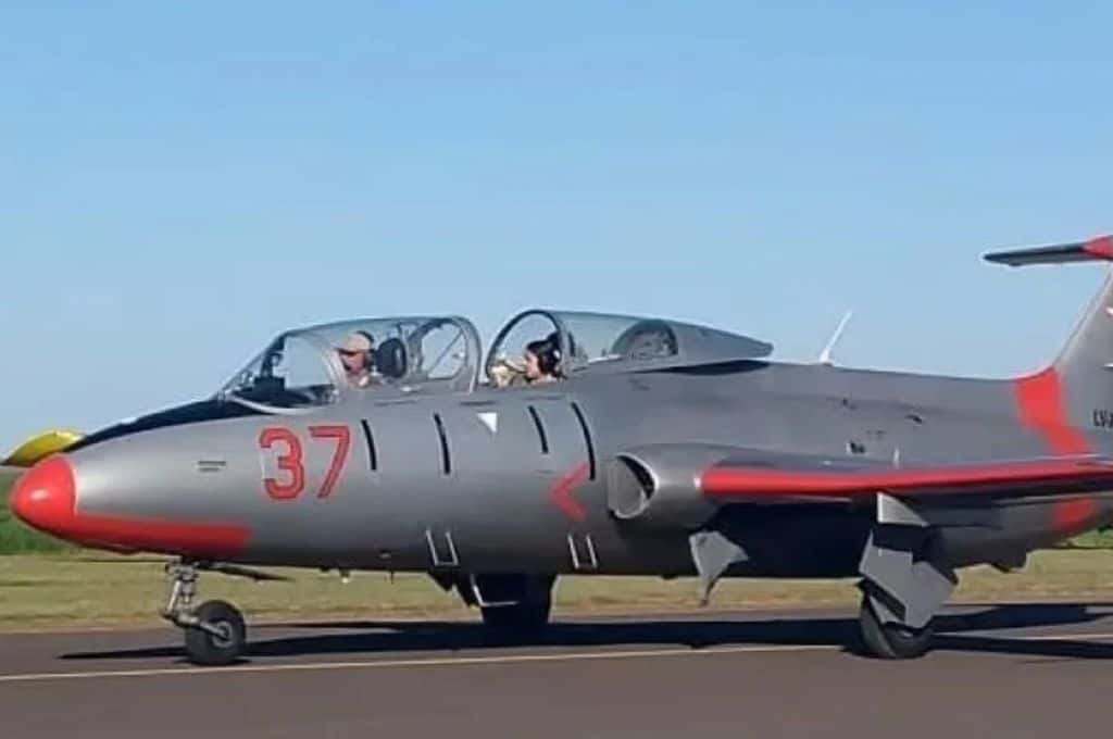 Aero L-29, ícono de la Guerra Fría, acabó su campaña en Villa Cañás